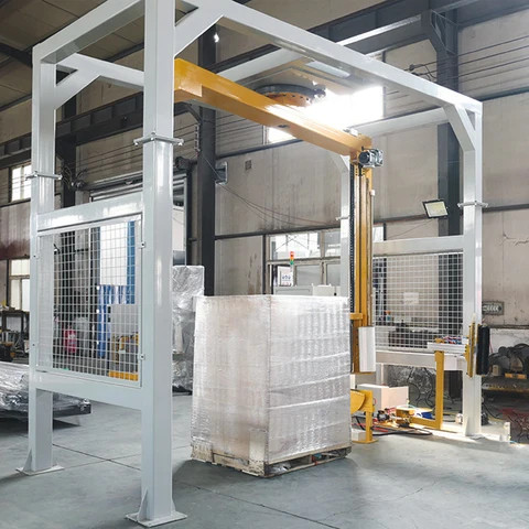 Buy Rotary Arm Stretch Wrapping Machine And Automatic Pallet Strapping ...