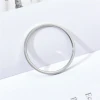 Round Rings For Women Thin Stainless Steel Wedding Ring Simplicity Fashion Jewelry Wholesale