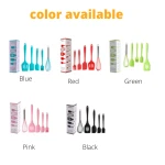 Rubber Utensils Silicone Set Sets Brush Eggs Baking Cooking Tools Slotted Turner Kitchen Spatula