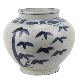 RZFB24 hand painted porcelain home decoration ceramic antique blue and white luxury vase