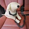 Safety Reflectable Leads Vehicle Travel belt Leash Adjustable Pet Dog Cat Car Seat Belt