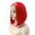 Import sakuraprincess centre parting synthetic red bob lace front wig from China