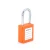 Import Seal Safty Long Shackle Loto Lockout Pad Lock 6mm 38mm Safety Key Safe Rekeyable Orange Padlock from China