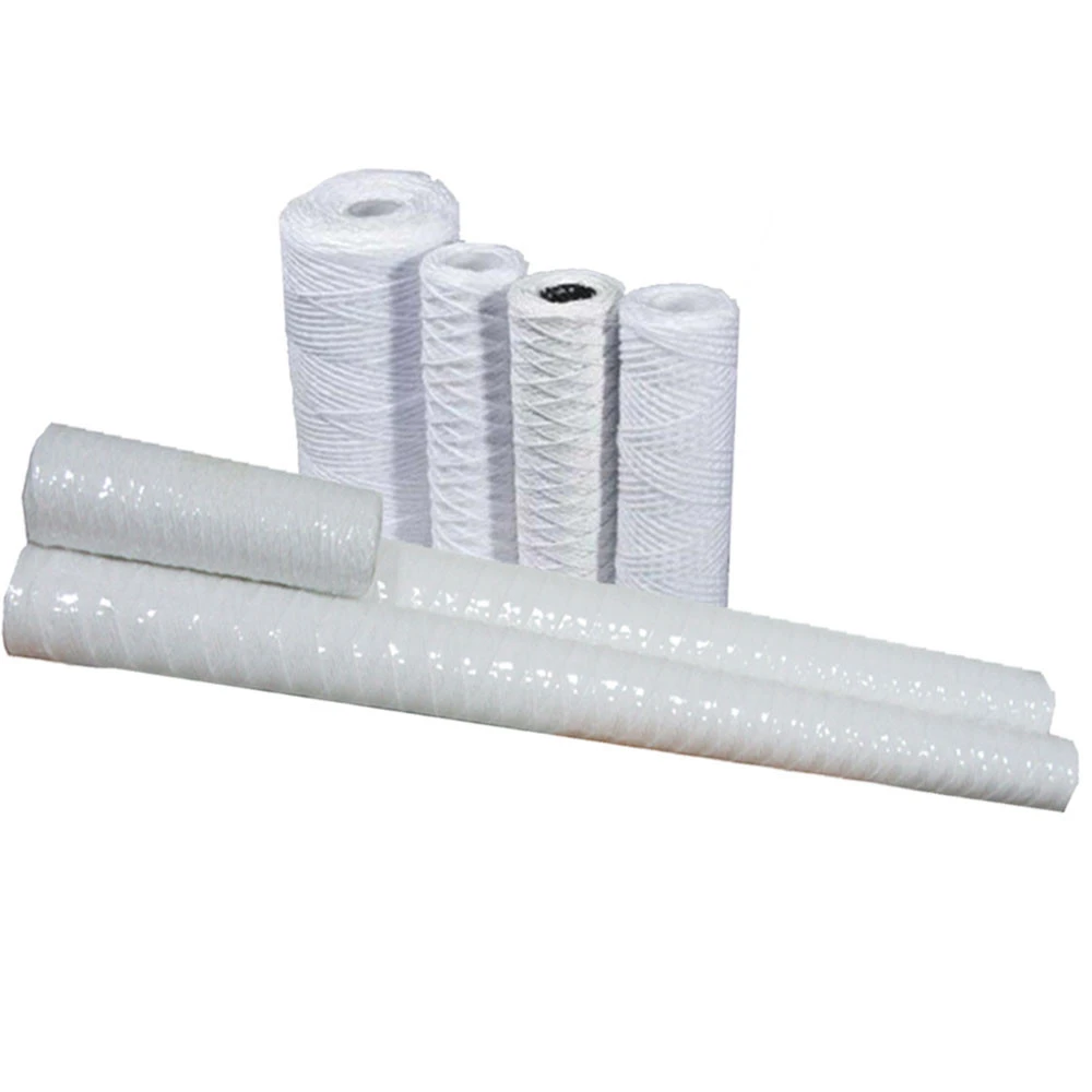 Sediment string wound filter cartridge for water filtration