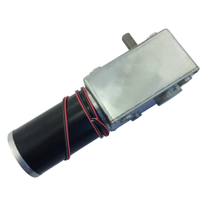 Buy Self-lock 6v 12v 24v Dc 31mm Worm Geared Motor High Torque Electric ...
