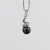 Import Sell well 2.8g silver weight black color manufacturer chain jewelry set from China