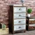 Import shabby chic wooden living room storage  cabinet with drawers from China