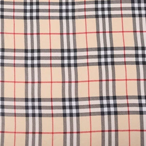Shaoxing textile supplier plaid pattern chiffon fabric 100% polyester