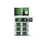 Shared power bank charging station mobile phone fast charger stackable sharing vending machine for restaurant with pos system