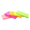 100 sheets assorted neon color 3 in x 5 inches fluorescent paper memo pad sticky notes