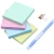 Import 100 sheets pastel assorted color 3 x 3 inches square woodfree paper memo sticky note pad from China