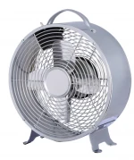 Sibolux 8 inch mini electric air cooling metal table floor clock fan