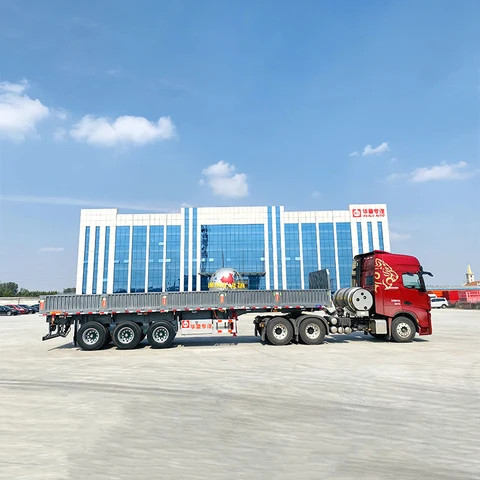 Side Wall Type Cargo Side Board Wall Drop Fence Utility Transport Truck Semi Trailer For Building Material