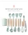 Import silicone cookware set 12 Pieces In 1 Set Silicone Kitchen Accessories Cooking Tools Kitchenware   Utensils With Wooden Handles from China