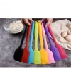 Silicone solid color small spatula kitchen spatula pastry cake heat-resistant and easy to clean