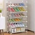 Import Simple Adjustable Double Row Shoe Rack from China