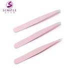Simple Star 3pcs profession eyelash tweezer eyebrow tweezer set beauty accessories tweezer