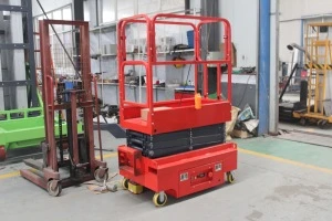 SJY0.3-4 electric hydraulic scissor mobile lift table for sale