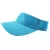 Sky Blue Topless Sun Hat Blank Visor Hats For Women