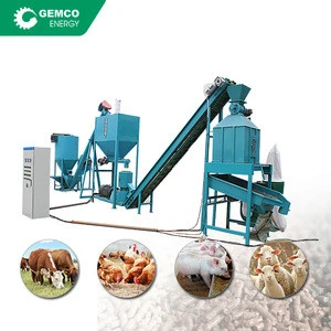 small chicken cattle fish pet food poultry feed manufacturing machine plant mini complete animal feed pellet production line