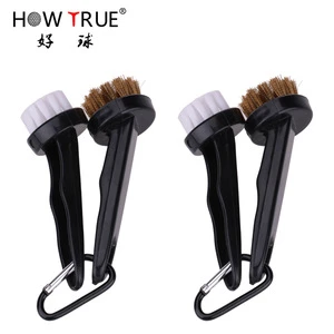Small Order Customized One side Mini Golf Cleaning Brush  High Quality Golf Cleaning Brush For Golf Club And Ball