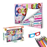 Small Size Toys Doll Stickers 3D Drawing Painting Books Educational Writing Toys for Kids