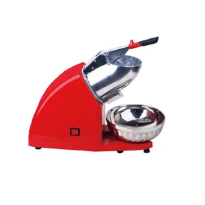 Snow type 300W and semi-automatic control double knife hand ice crusher for sell