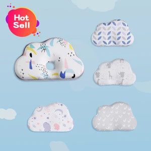 Soft Protective Anti Flat Head Organic Cotton Newborn Crib Sleeping Infant Head Shaping Flat Head Memory Foam Cotton Baby Pillow