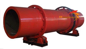 Solid Construction clay rotary dryer for Activated Clay drying process project