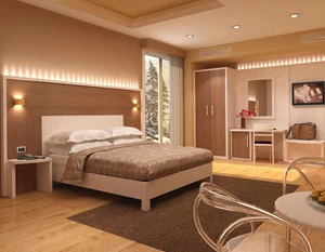 solid wood king size bed Hotel furniture bedroom set