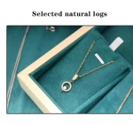 Solid Wood Microfiber Flannel Green Necklace Earrings Bracelet Ring Jewelry Display  Storage Tray jewelry display trays