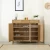 Import Solid wood shoe cabinet Modern simple Nordic style shoe rack with 2 or 3 doors from China