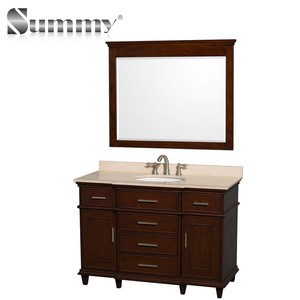 Solid Wood vanity of furniture unit prices bathroom / Plywood,MDF Bathroom cabinet