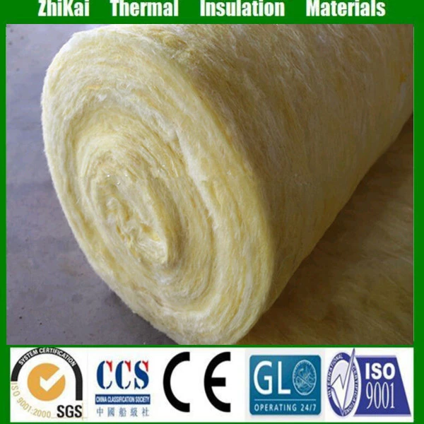 Soundproof blanket Acoustic glass wool/ 50mm glass wool roll price