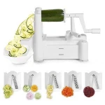 Spiralizer 5-Blade Vegetable Slicer,Strongest-and-Heaviest Duty, Best Veggie Pasta & Spaghetti Maker for Low Carb/Paleo/Gluten