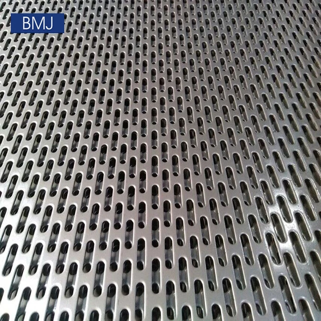 SS Aluminum Low Carbon Steel Perforated Metal Sieve Mesh Plate