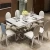 Import Stainless steel dining table with 4 chairs dining room furniture D3 from China