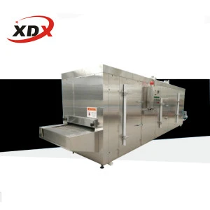 Stainless steel iqf tunnel freezing machine in industrial freezer for vegetable fruits meats snacks seafood