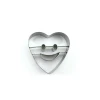 stainless steel metal baking cookie tool smile fcae biscuit press heart shape 3d cookie cutter mold
