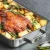 Import Stainless steel non-stick wide bake tray kitchen sheet pan flat baking roast pan double handle from China