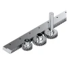 Standard Sizes Aluminum Helical Gear Rack And Pinion For CNC Router Parts