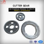 Straight teeth pinion cutter plastic//steel material cylindrical gears