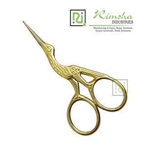 Stylish Heron Style Stainless Steel Beauty Cuticle Scissor