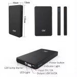 Super Mini Jump Starter Power Bank 12V 6000mAh  Emergency Vehicle Tool