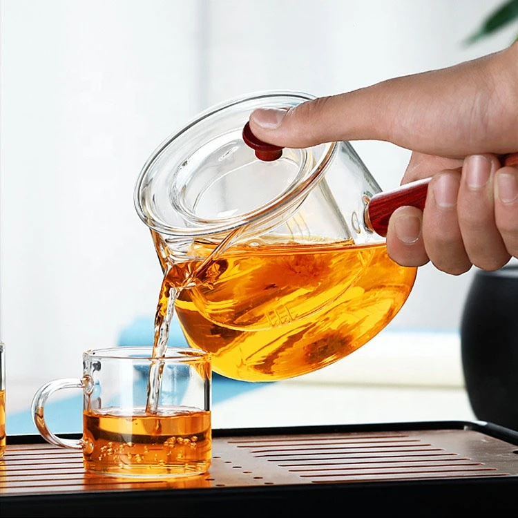 Tableware  500ml Pyrex Glass Tea Pot Heat Resistant Borosilicate Glass Teapot