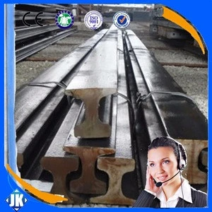 Tangshan China light steel rail for narrow gauge electric locomotives 22kg/m