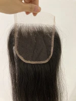 Tax Refund remy hair virgin grade hair 4x4 HD lace closure cuticle aligned non chemical processing hair stretchy laceTa