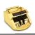 The new multi-currency euro banknote gold plated money detector bill counter money counter