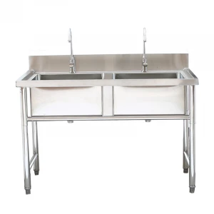 The newest cabinet kitchen stainless steel 304 commercial hand wash sink