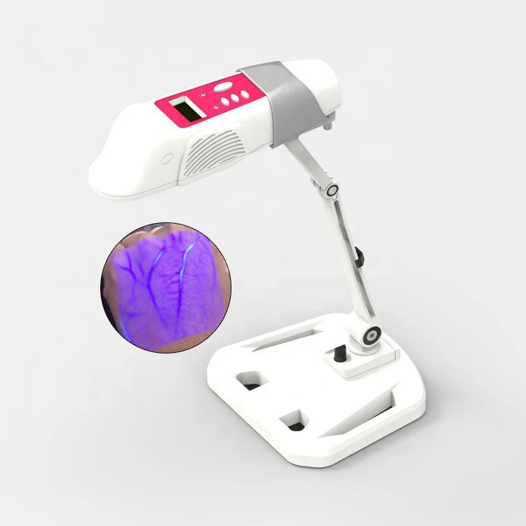 TM-12 blood vessel finger vein scanner portable handheld vein finder/viewer/locator/detector with table &amp; Trolley